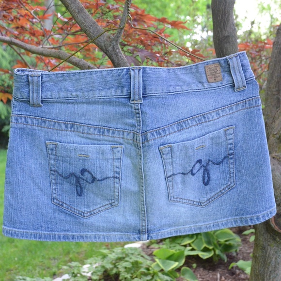GUESS DENIM MINI SKIRT - Picture 3 of 6